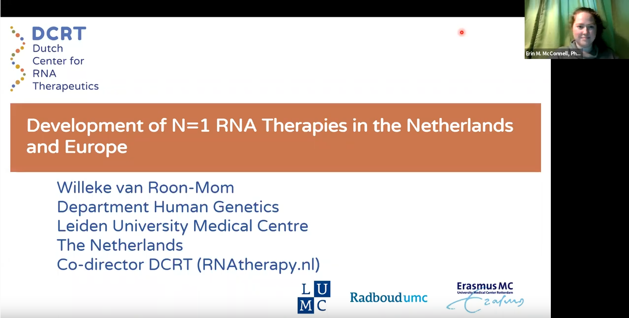 Development of N=1 RNA Therapies in the Netherlands and Europe